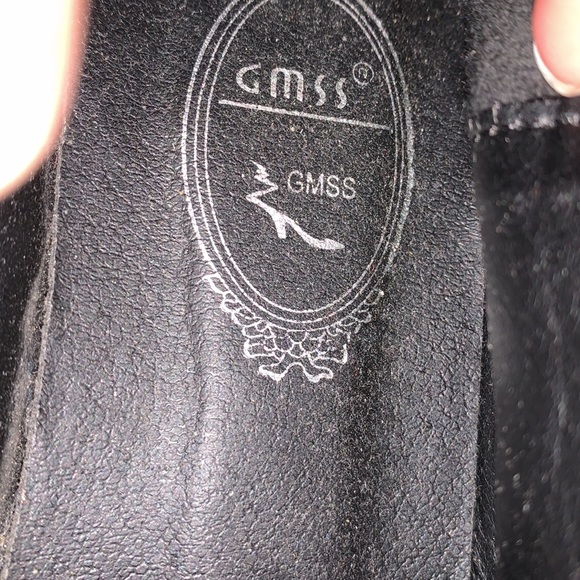 Black soft platform slip ons - Picture 3 of 4